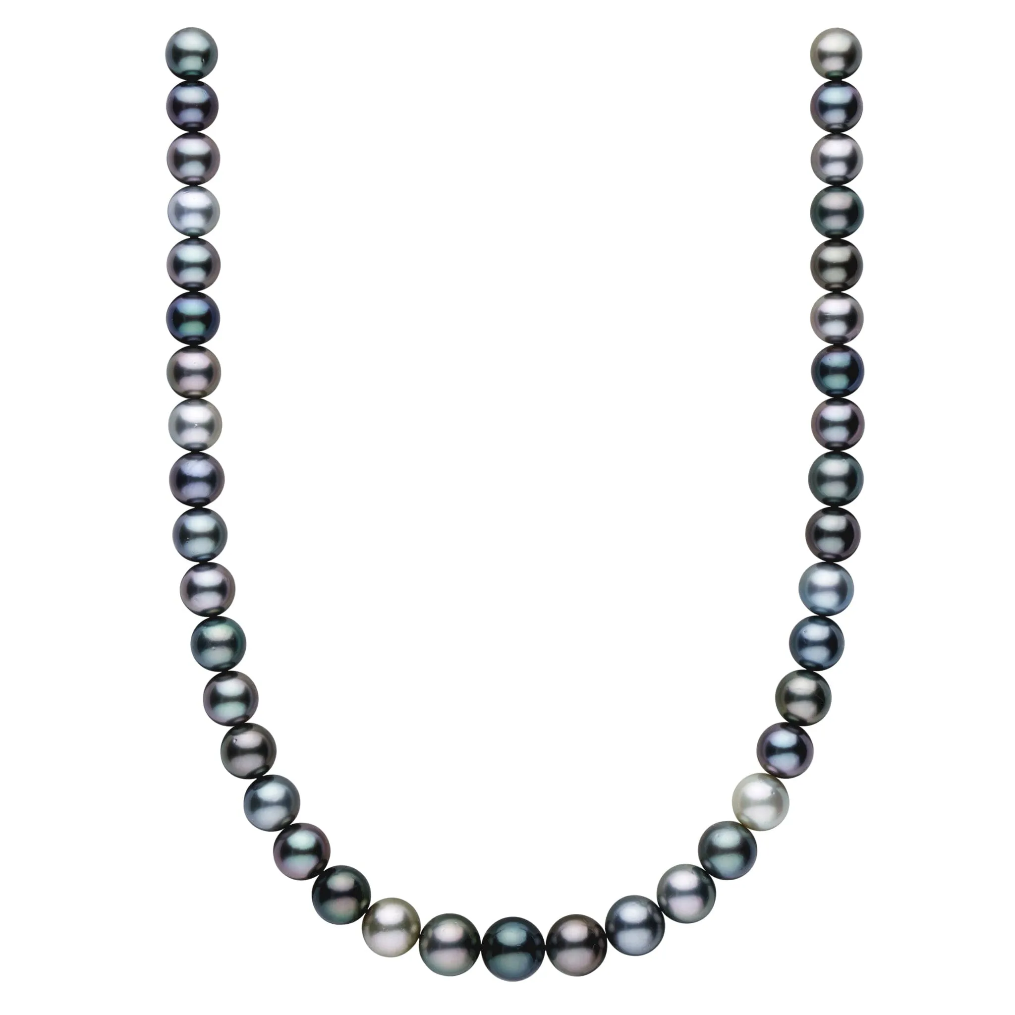 10.0-12.2 mm AA /AAA Tahitian Round Pearl Necklace