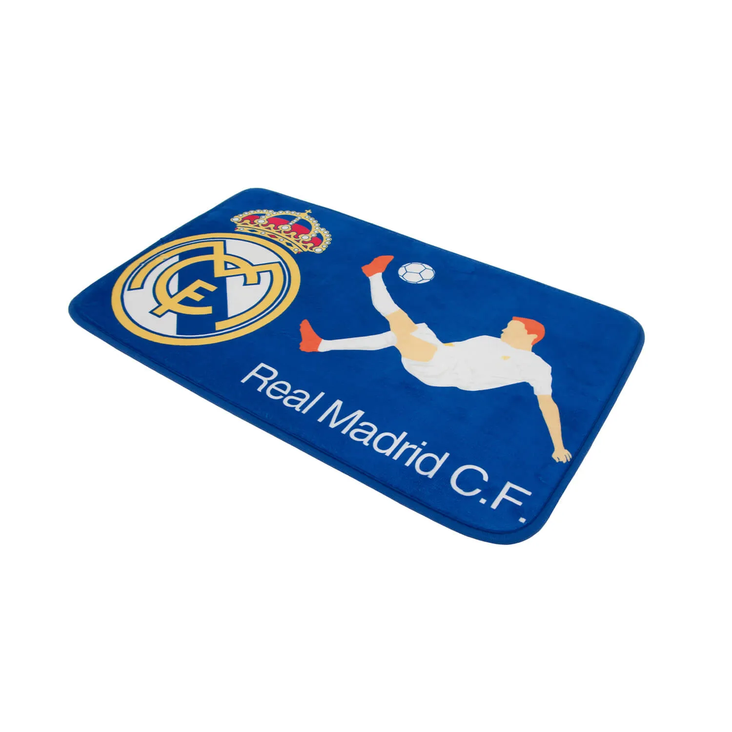 Alfombra Azul Dormitorio Real Madrid