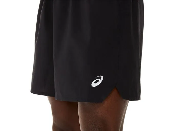 Asics Mens 2 in 1 7 Inch Shorts - Black/Grey