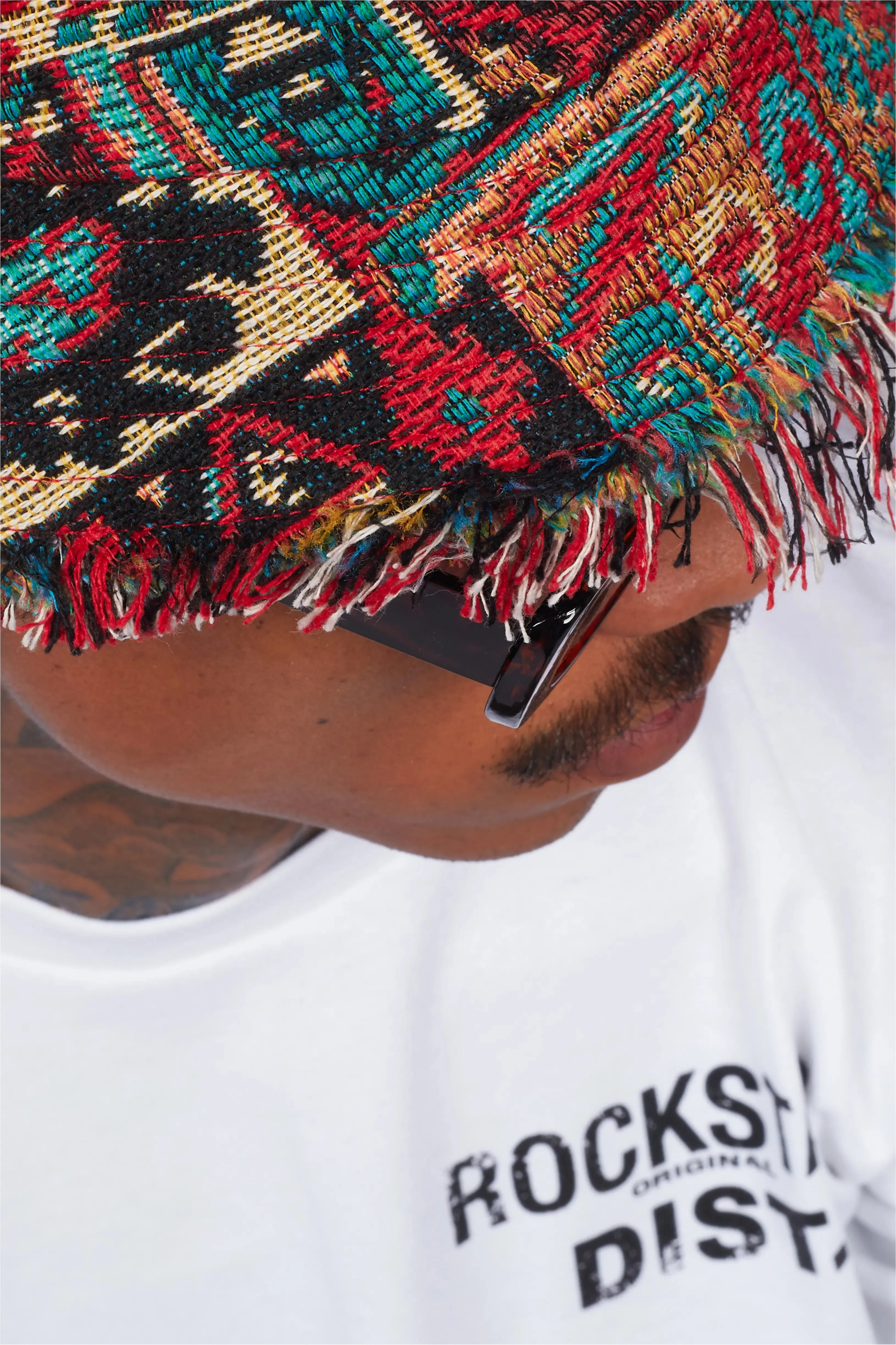 Ayami Red Tapestry Bucket Hat