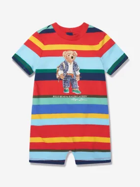 Baby Boys Bear Shortall in Multicolour