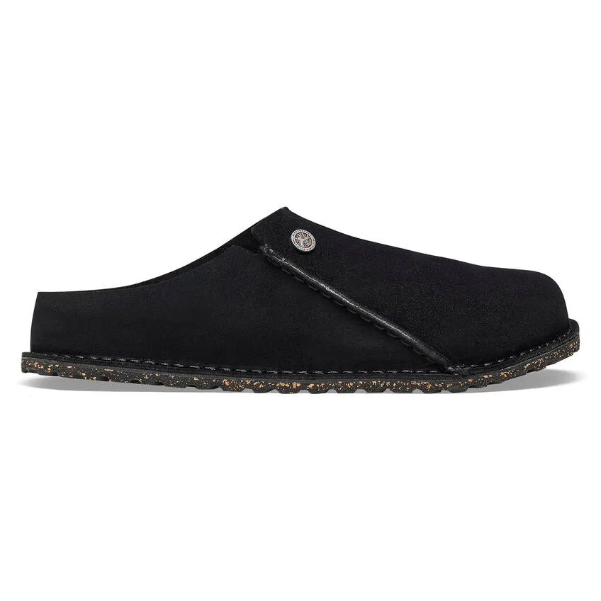 BIRKENSTOCK Women's Zermatt Premium Suede Leather (Black Narrow Fit)