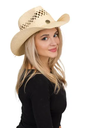 Boho Cowgirl Hat- Tan