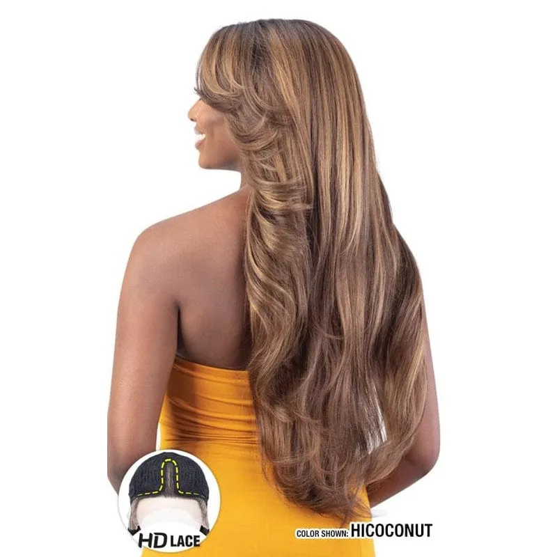 BOMBSHELL | Freetress Equal Curtain Bang HD Lace Wig