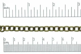 CH806, Oval Cable Chain - Per Inch