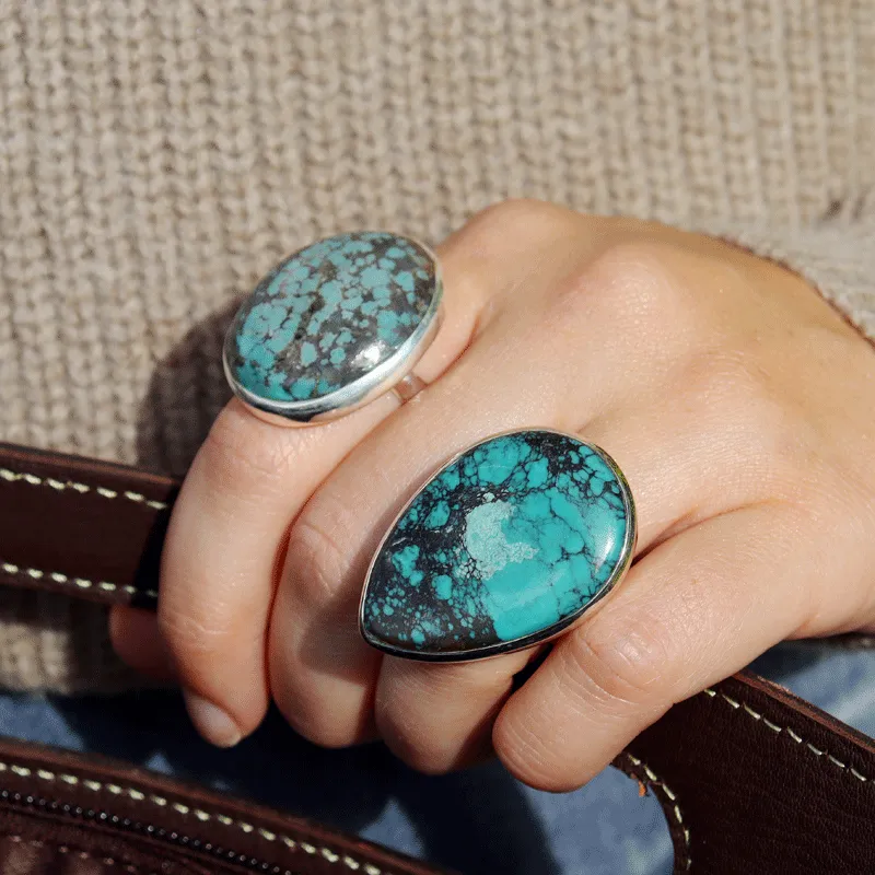 Dixie Turquoise Bohemian Ring (G)