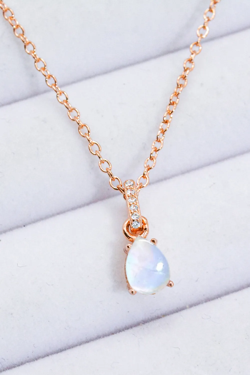 Drops For Days Moonstone Necklace