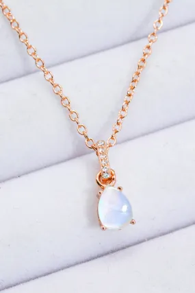 Drops For Days Moonstone Necklace