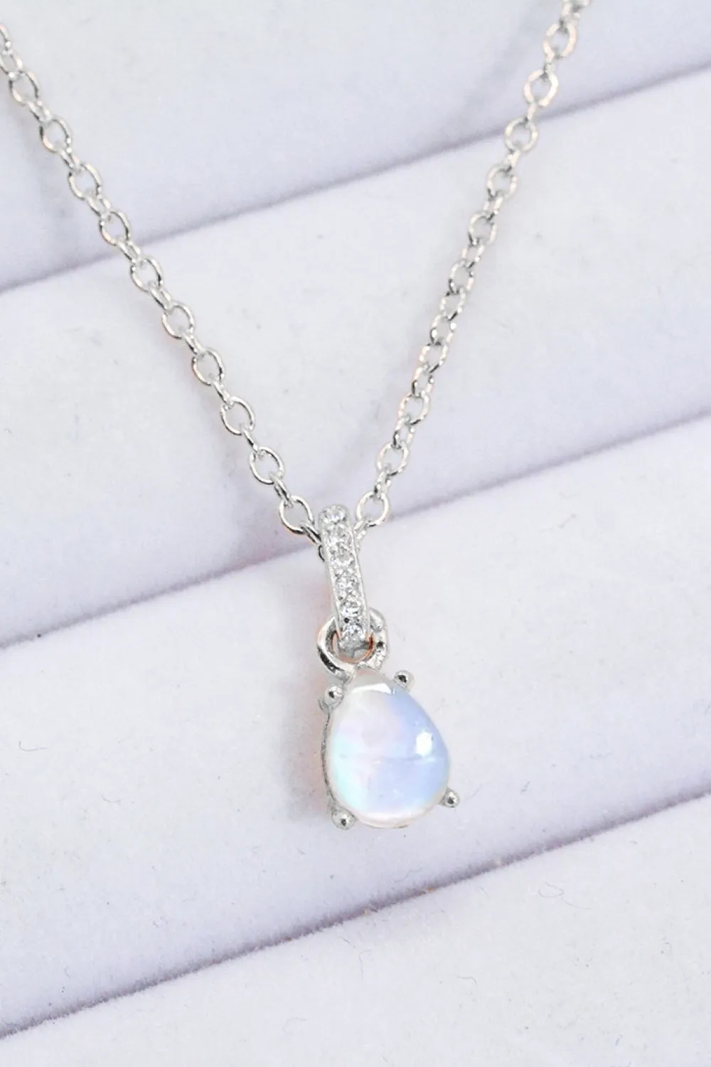 Drops For Days Moonstone Necklace