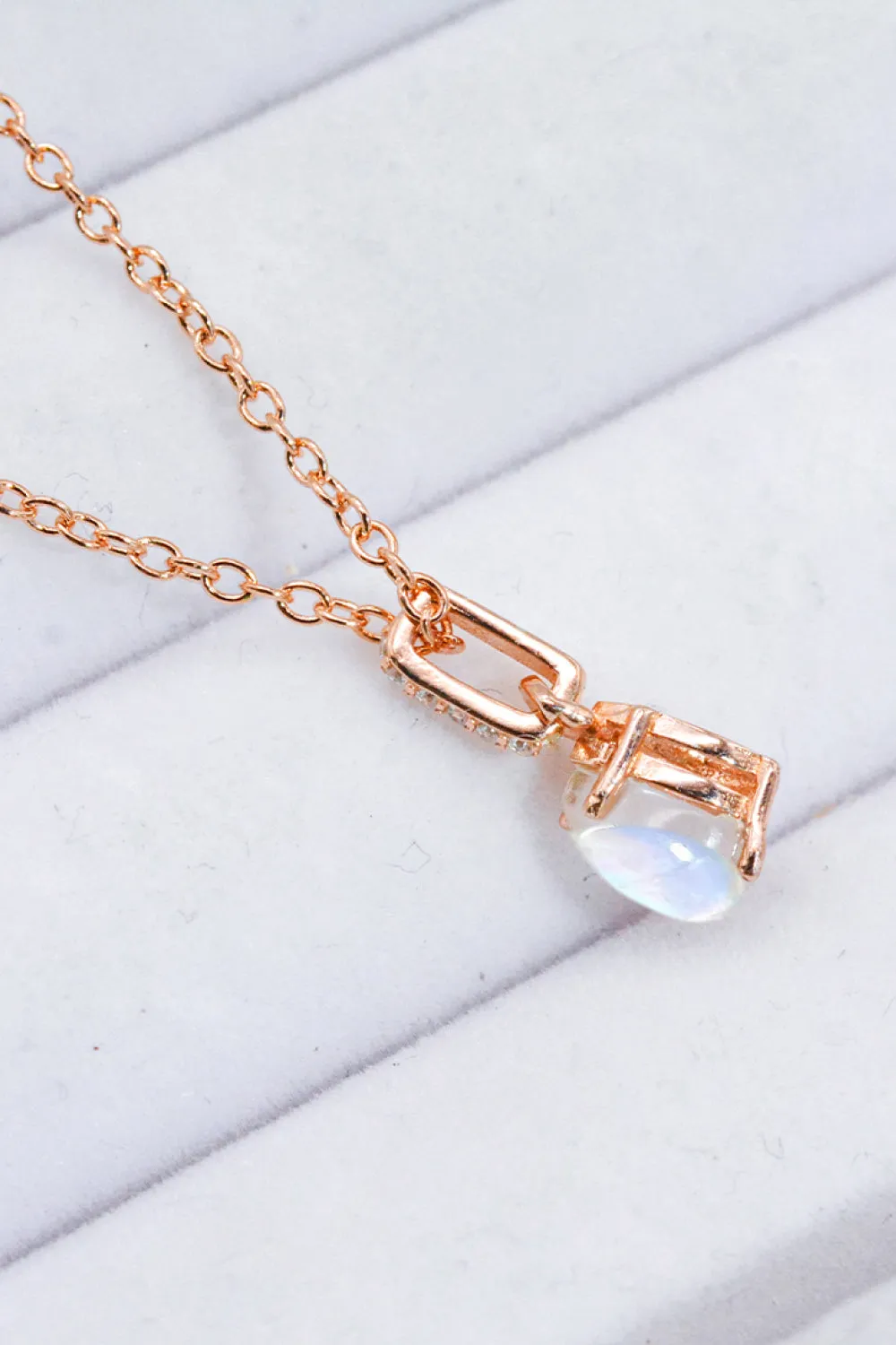 Drops For Days Moonstone Necklace