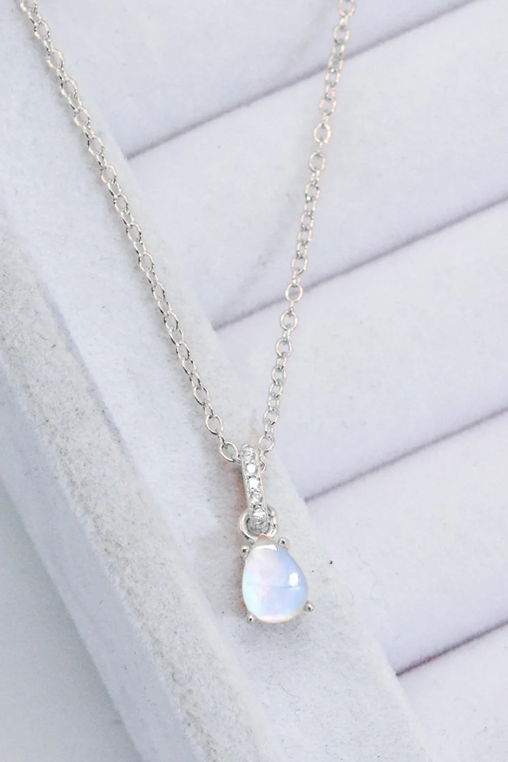 Drops For Days Moonstone Necklace