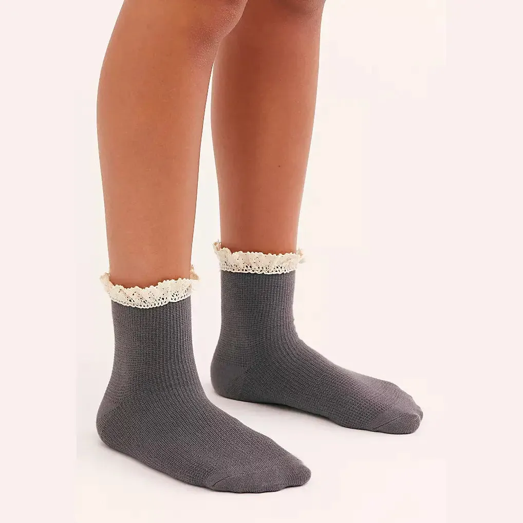 Free People Beloved Waffle Knit Sock