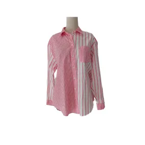 GAP Pink & White Striped Collared Shirt | Brand New |