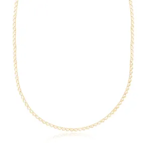 Gold Heart Link Necklace