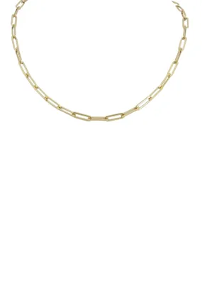 Gold Paperclip Chain