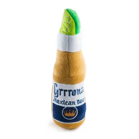 Grrrona Beer Bottle Plush Dog Toy - Large