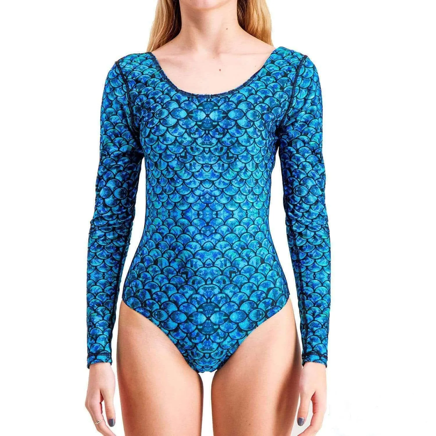 I Am Water one piece long sleeved swimsuit