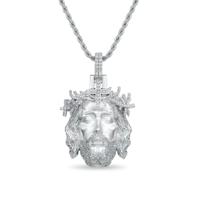 Jesus Piece Iced Pendant