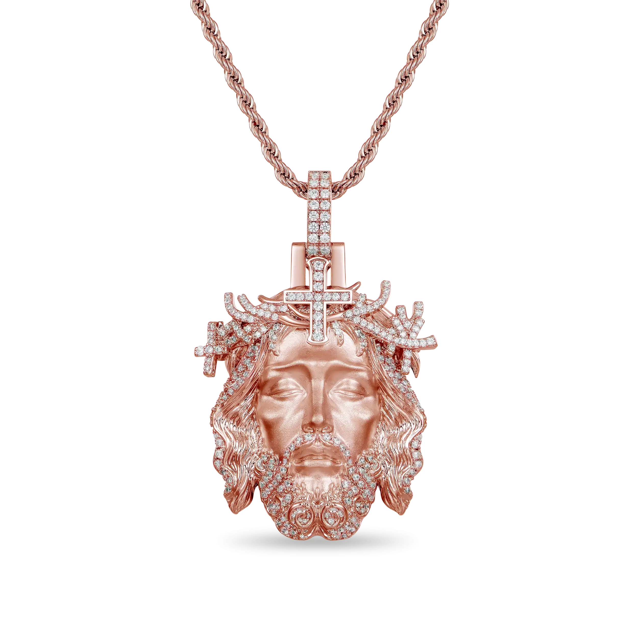 Jesus Piece Iced Pendant