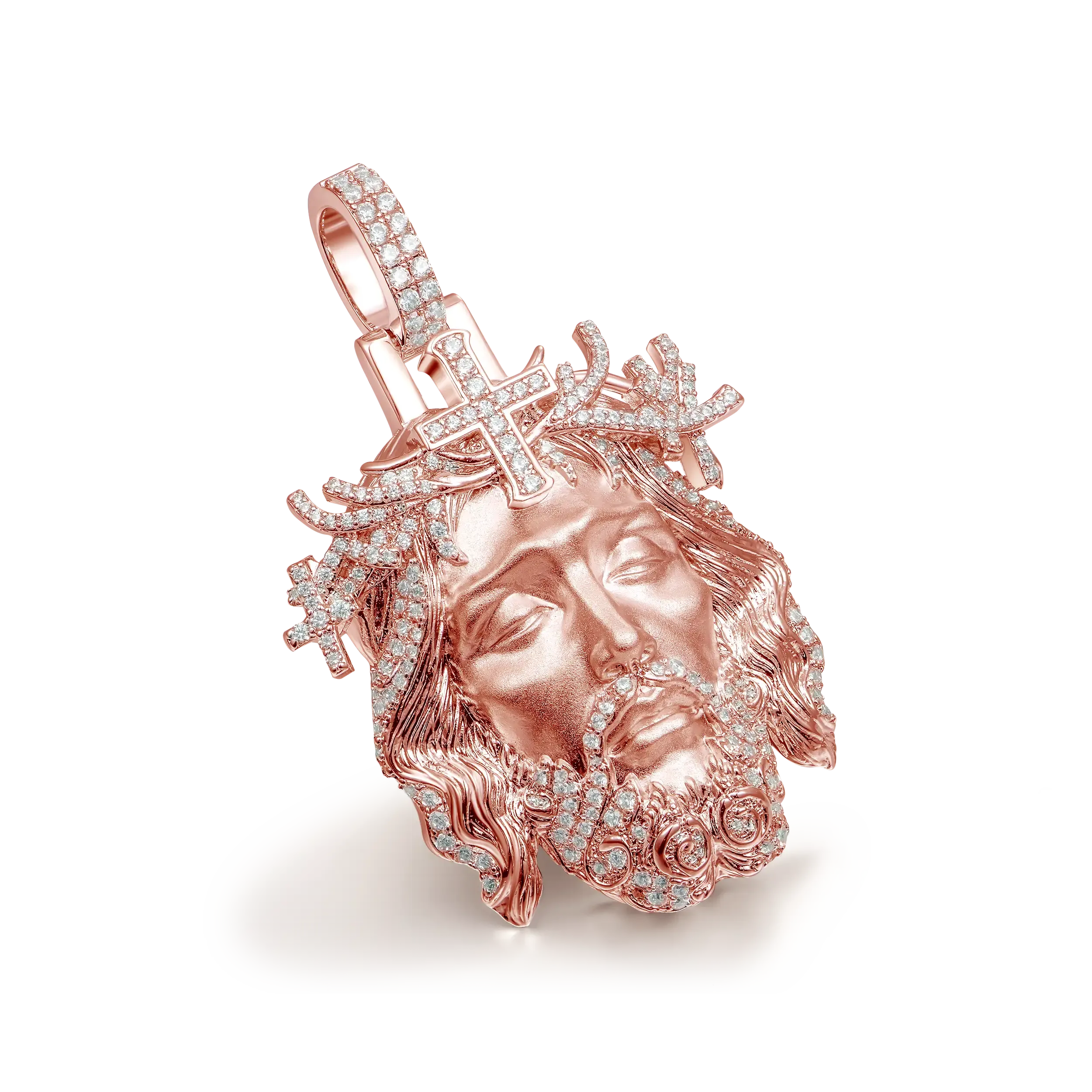 Jesus Piece Iced Pendant