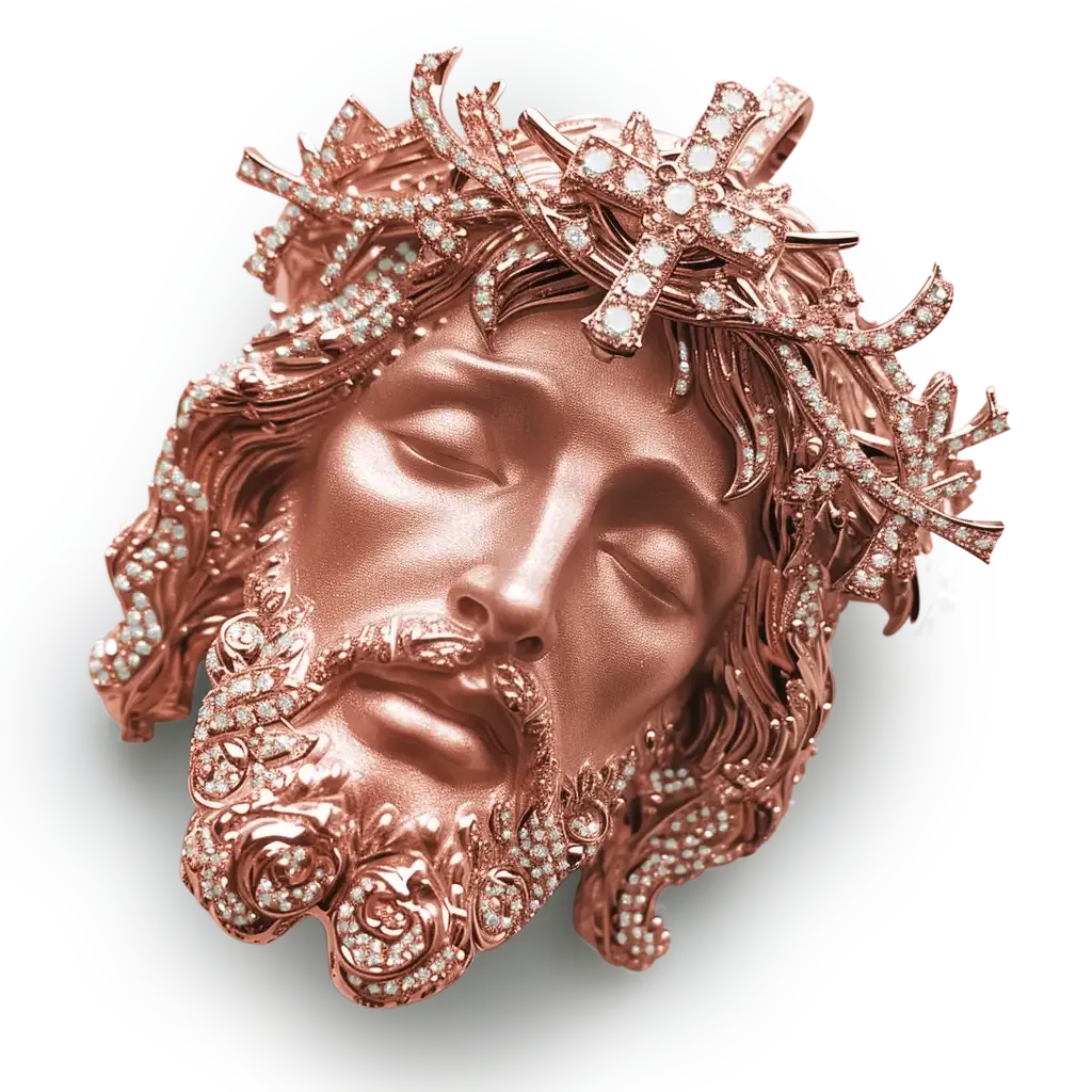 Jesus Piece Iced Pendant