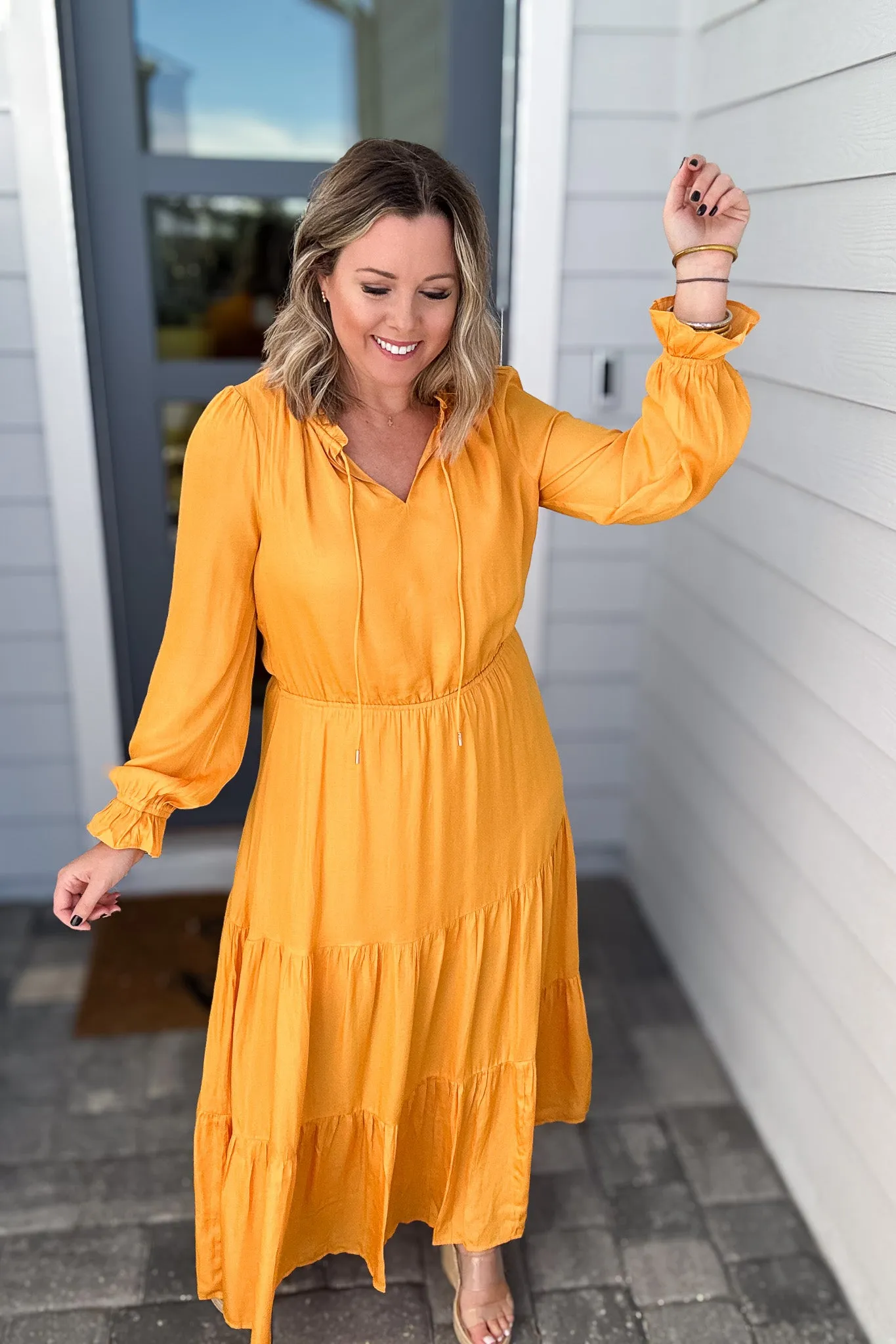 Left In The Dust Maxi - Marigold