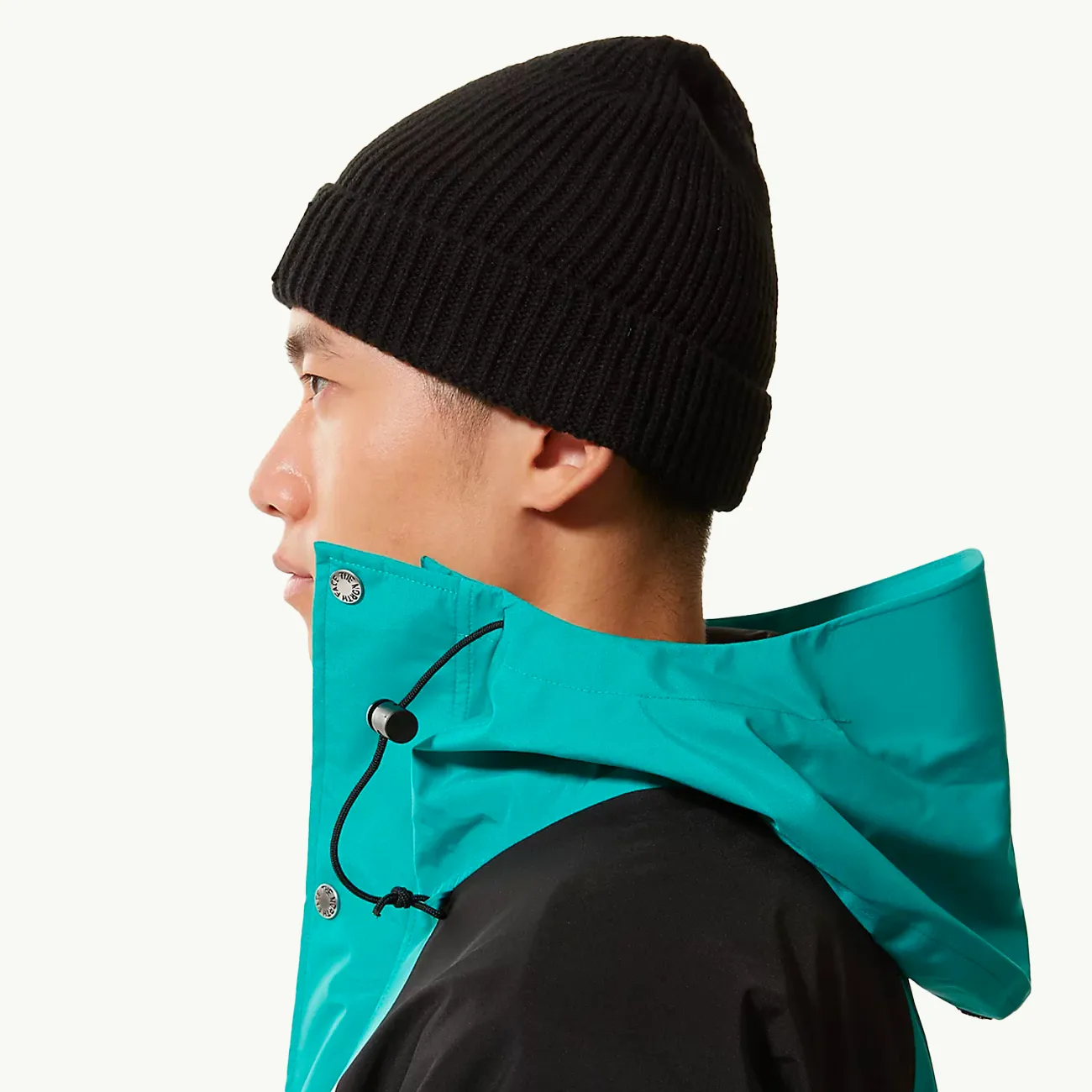 Logo Box Cuffed Beanie - TNF Black