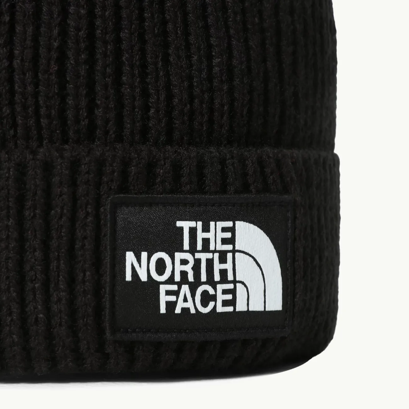 Logo Box Cuffed Beanie - TNF Black