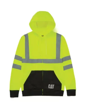 Men's Hi-Vis Full Zip Colorblock Hoodie