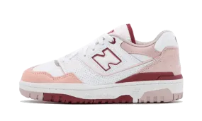 New Balance 550 White Scarlet Pink