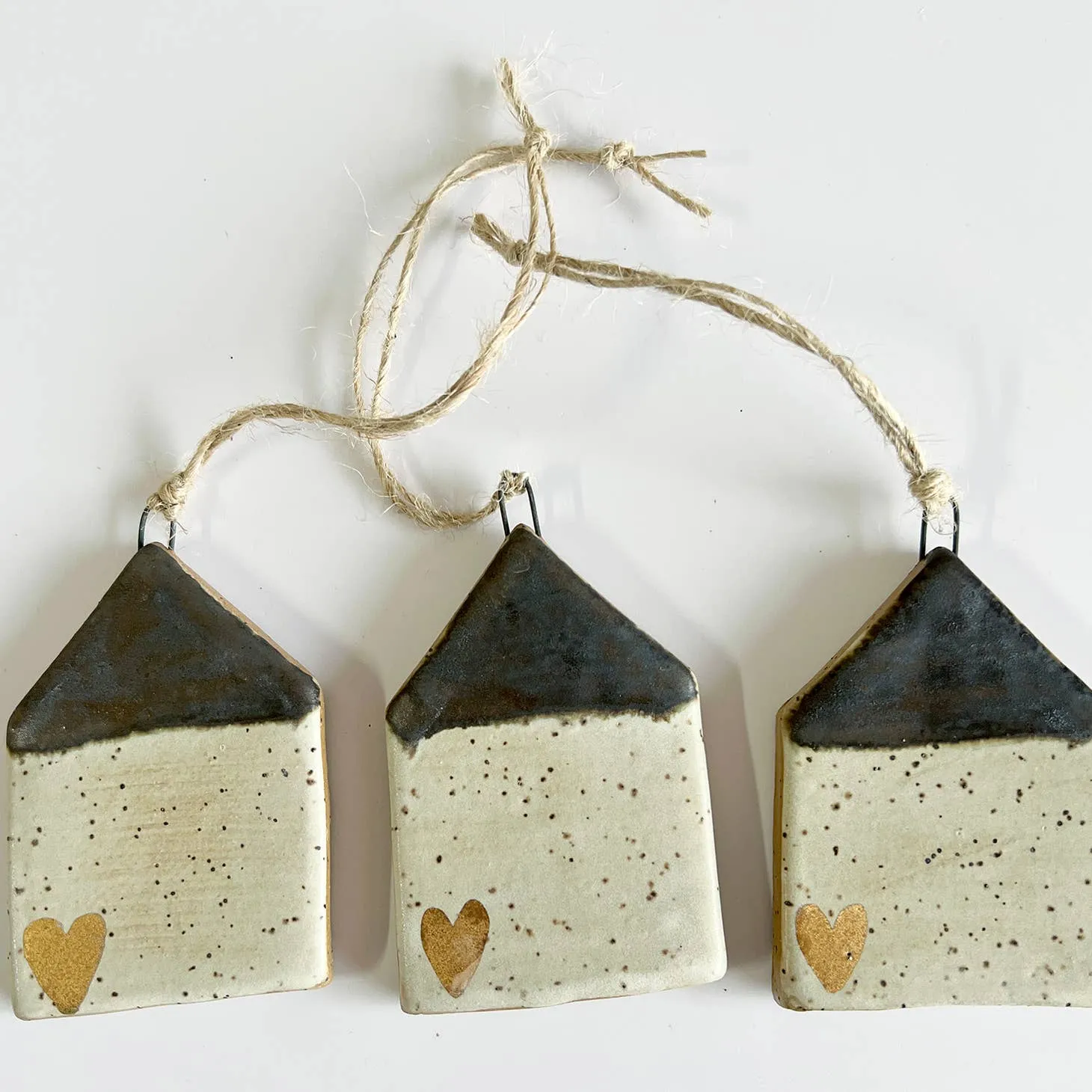 NEW! Ornaments by Gina DeSantis Ceramics