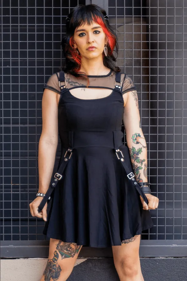 Olivia Noire Goth Skater Dress