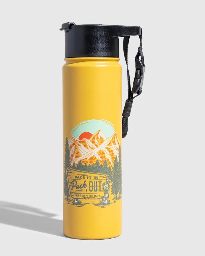 Pack It Out 22 Oz. Insulated Steel Bottle