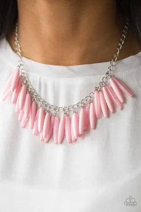 Paparazzi Accessories - Full of Flavor #N289 Peg - Pink Necklace