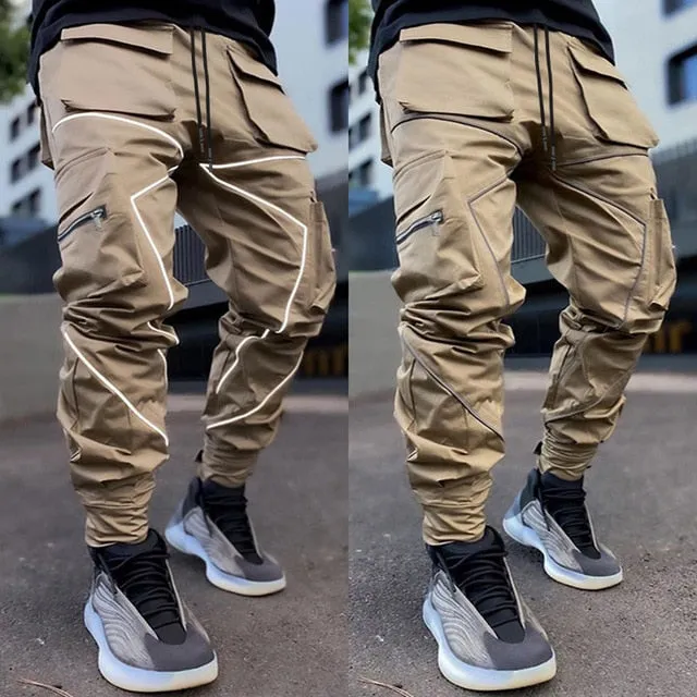 Reflective Cargo Joggers