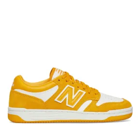 Scarpe Unisex NEW BALANCE Sneakers 480 in Pelle e Suede colore Varsity Gold