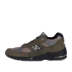 Sneakers Uomo New Balance 991 Made In Uk Verde / Beige