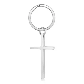 Stainless Steel Cross Keychain