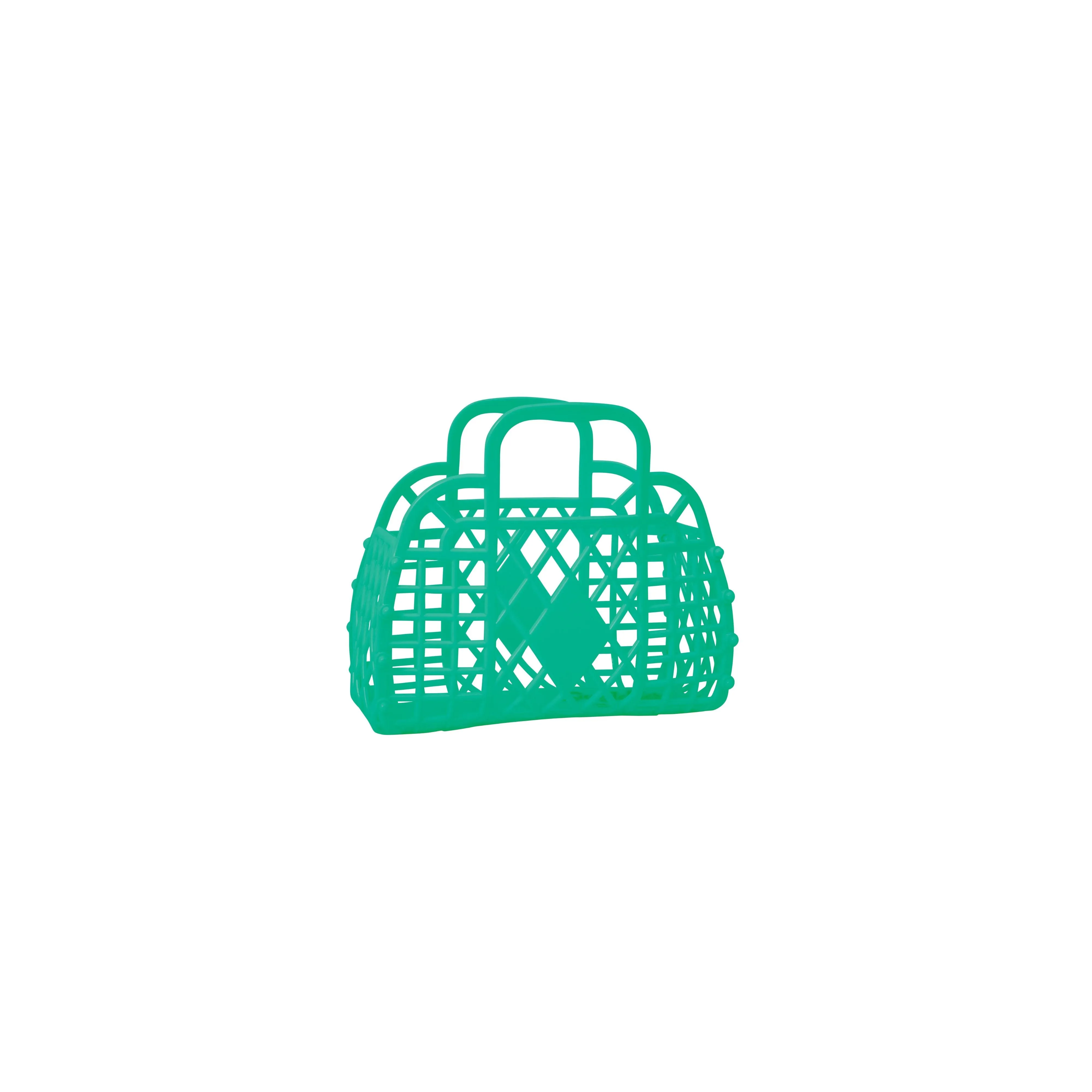 Sun Jellies | Retro Basket MINI  - Green