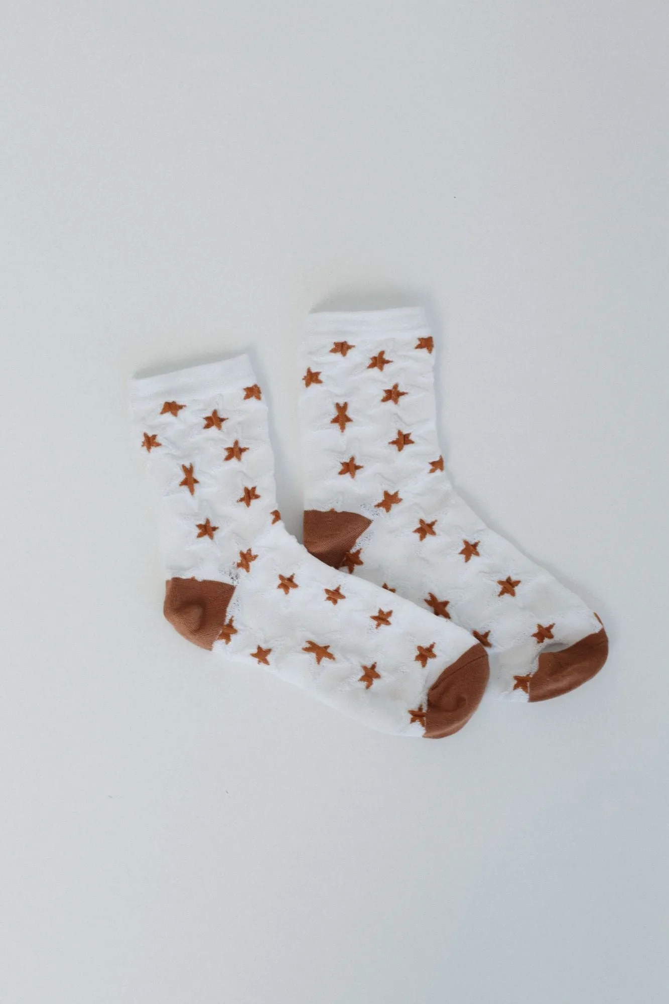 Super Star Socks - White