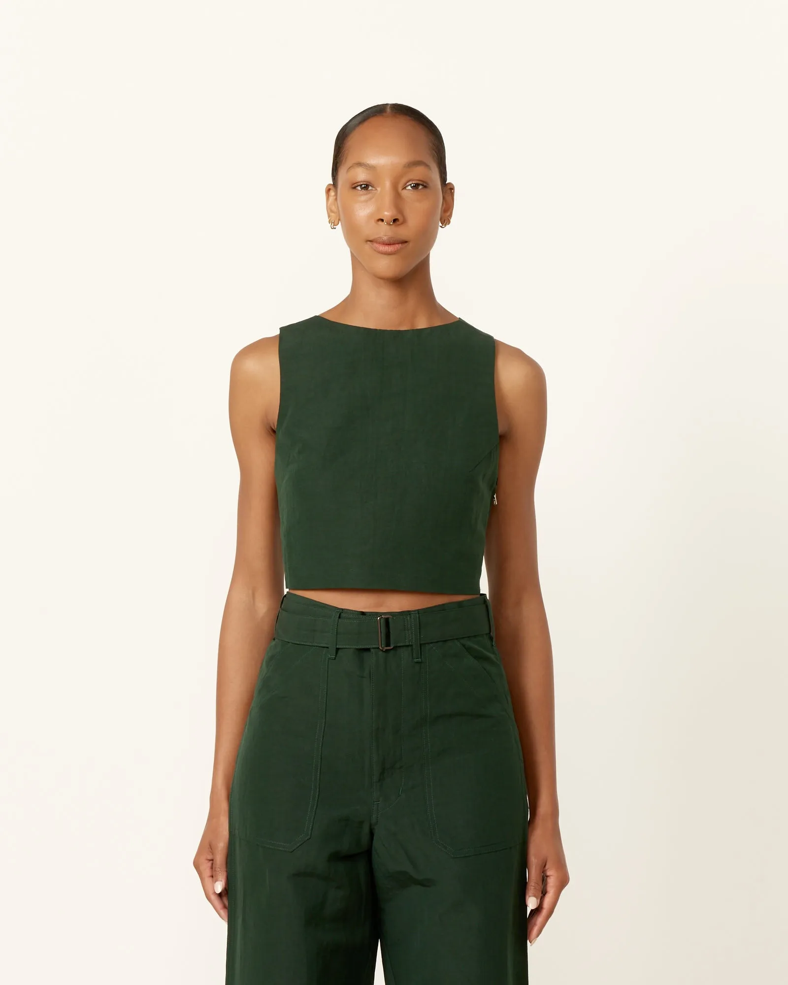 Weather Tank in Dark Green