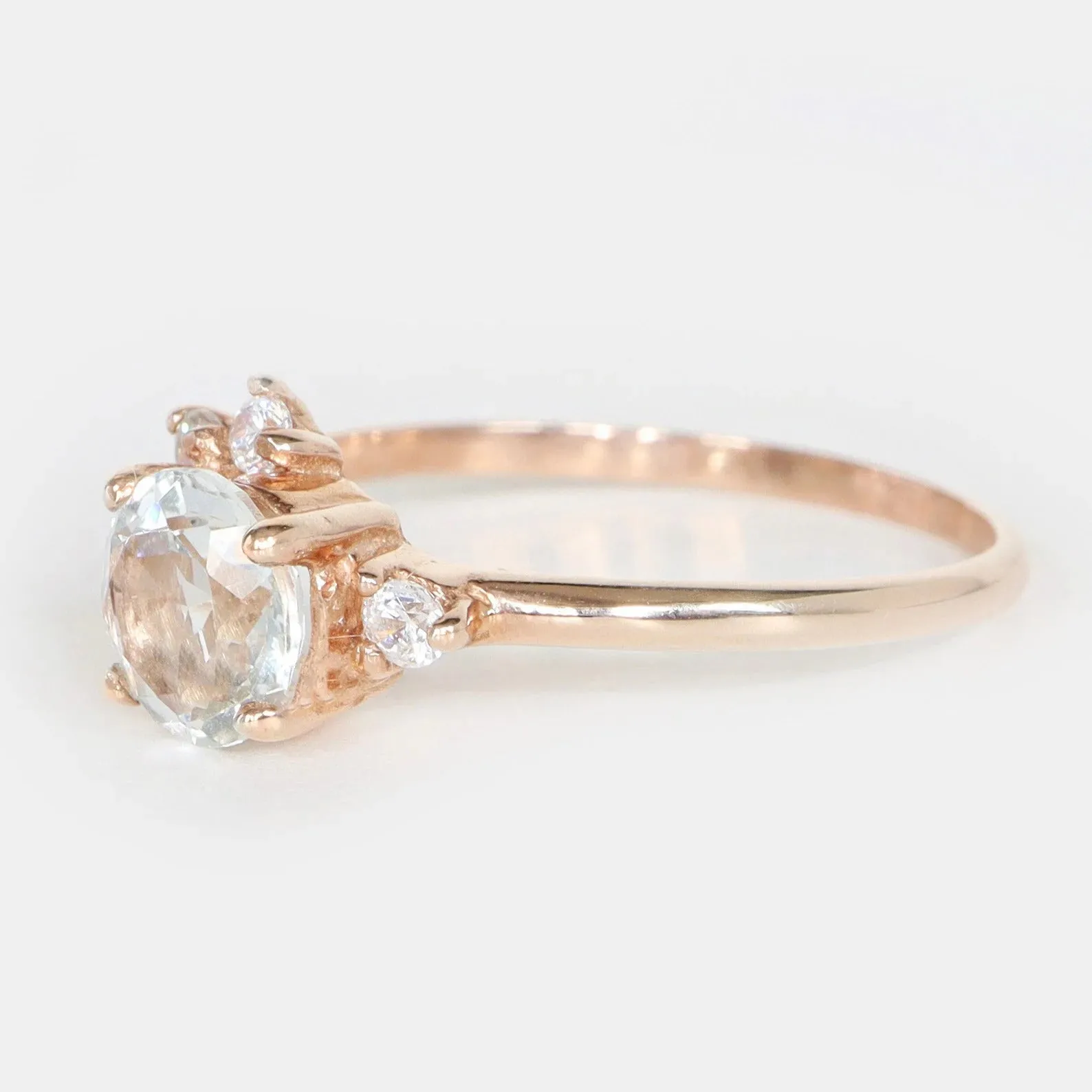 White Topaz Ring Fiora