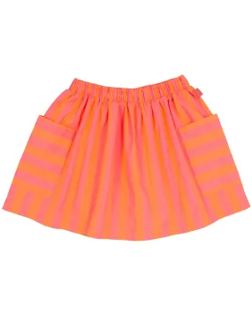 WYNKEN SWING SKIRT in LIPSTICK STRIPE