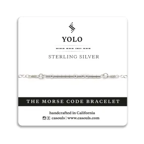 YOLO - MORSE CODE BRACELET