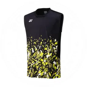 Yonex Japan National Badminton/ Sports Sleeveless Top 10552EX Black/ Yellow MEN'S